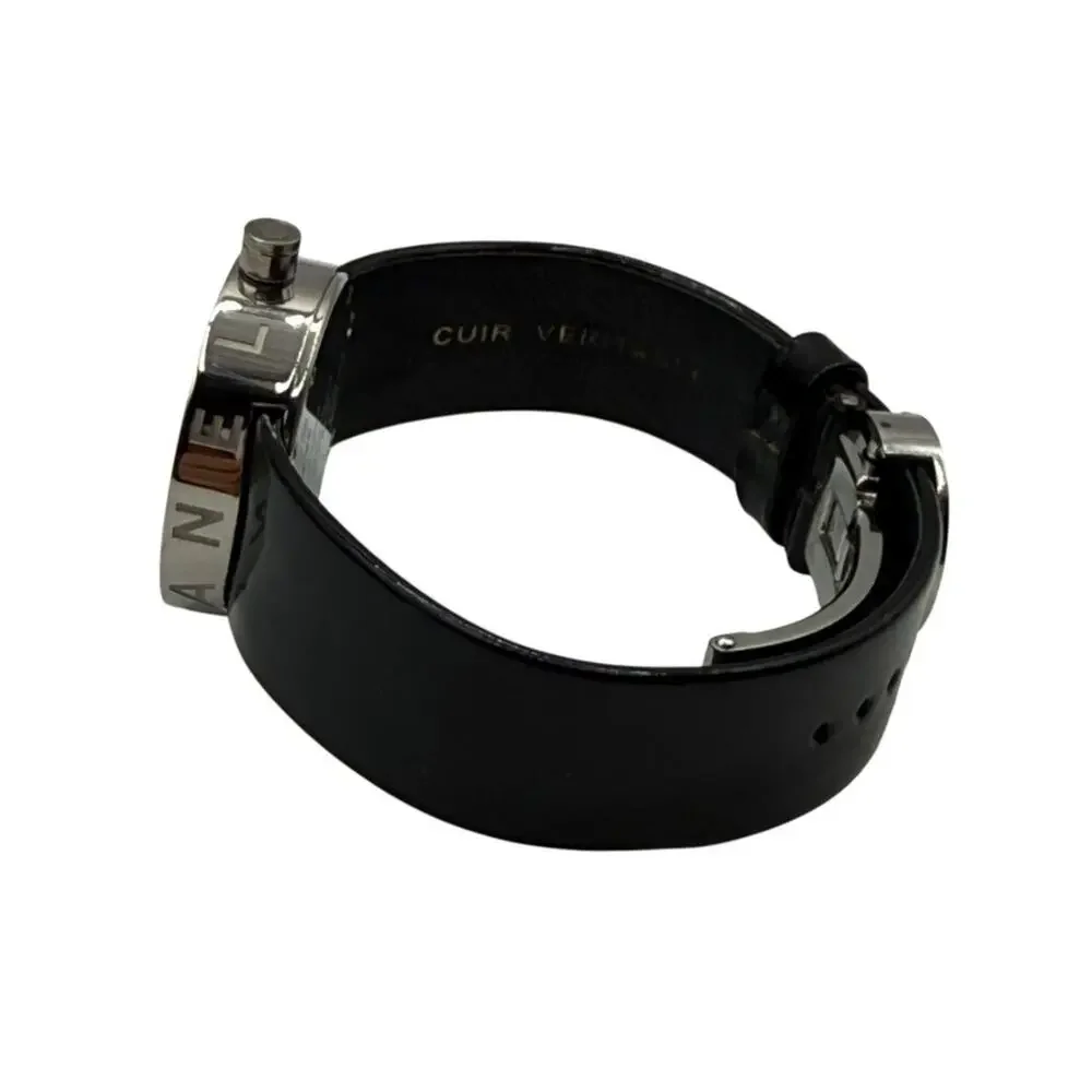 Chanel La Ronde Black Patent Leather Watch H0579 – Stainless Steel – 29mm